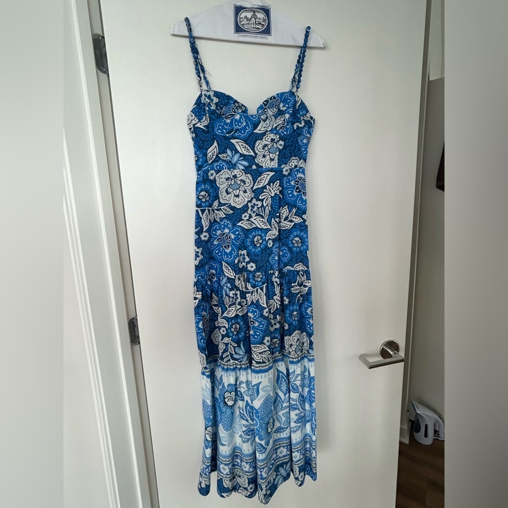 Farm Rio flowers midi dress